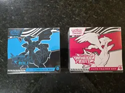 Pokemon Black Bolt and White Flare Elite Trainer Box ETB Set of 2 Factory Sealed - Image 1