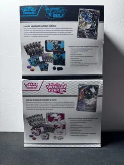 Pokemon Black Bolt and White Flare Elite Trainer Box ETB Set of 2 FACTORY SEALED - Image 2