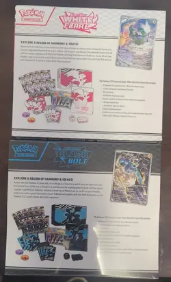 Pokemon Black Bolt and White Flare Elite Trainer Box ETB Set of 2 FACTORY SEALED - Image 2
