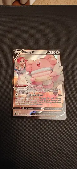 Blissey V - TG22/TG30 - Ultra Rare - Silver Tempest Trainer Gallery Pokemon NM - Image 1