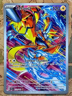 Pokemon Card TCG - Zeraora 151/142 Illustration Rare Stellar Crown Near Mint - Image 2