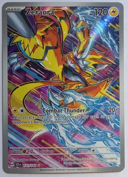Pokemon Card TCG - Zeraora 151/142 Illustration Rare Stellar Crown Near Mint - Image 1