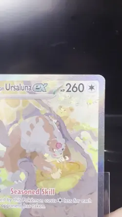Pokemon TCG Bloodmoon Ursaluna EX SIR 216/167 Twilight Masquerade NM - Image 2