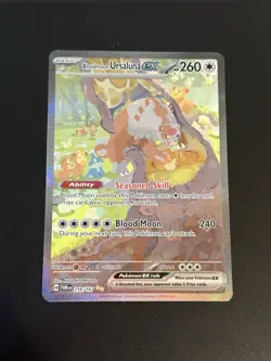 Pokemon TCG Twilight Masquerade 216/167 Bloodmoon Ursaluna EX - NM - Image 1