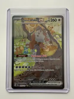 Pokemon TCG: Bloodmoon Ursaluna EX 216/167 SV06: Twilight Masquerade SIR - NM/M - Image 4