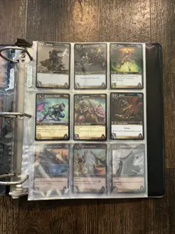 World Of Warcraft TCG Lot Of Over 100 Cards And Carrying Binder Included - Image 3