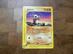 Pokemon TCG Aquapolis Cubone Card Regular, Common, 72/147 - Image 1