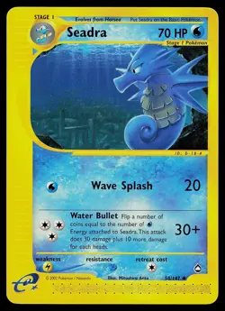 Pokemon Card - Seadra Aquapolis 58/147 Uncommon - Image 1