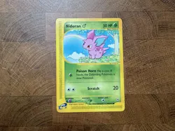 Pokemon Nidoran TCG Male Aquapolis Card 96/147 Regular Common - Image 1