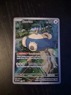 Snorlax 051/SVP Scarlet Violet Black Star Promo Card Pokemon 151 - Image 1