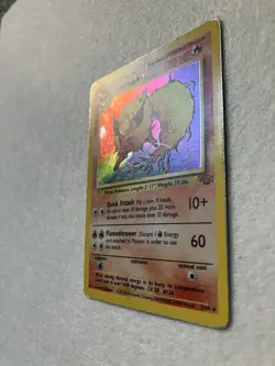 Pokemon TCG Flareon Jungle Holo Rare Card 3/64 - Image 2
