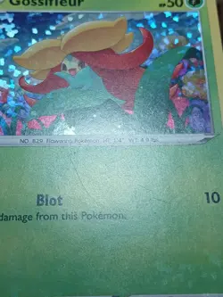 Pokemon MP Gossifleur McDonalds Match Battle Promo 3/15 Confetti Holo Card - Image 5