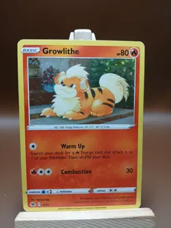 MP Pokemon Trading Card Game McDonalds Match Battle Growlithe Holo 4/15 - Image 1
