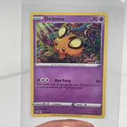 Dedenne SWSH: Sword & Shield Promo Cards SWSH080 Near Mint NM Cosmos Holo Rare - Image 2