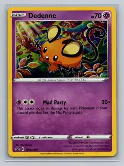 Pokemon SWSH: Sword & Shield Promo Cards #SWSH080 Dedenne Promo - Image 1