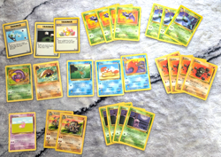 Pokemon Fossil Set Lot - 30 Cards - No Holos - Vintage 1999 - Image 1