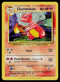 Pokemon Card - Charmeleon Trading Card Game Classic 002/034 Holo CLC - Image 1