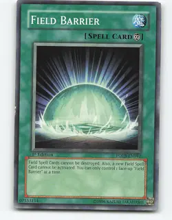 Field Barrier #FOTB-EN042 1st Edition Yugioh Card - Image 1