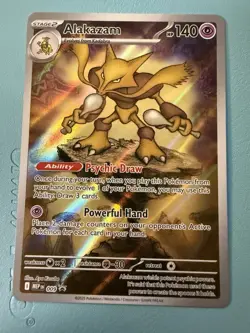 Alakazam 009 Me: Mega Evolution Promo Holo Card Mint/Nm Condition. Misprint. - Image 1
