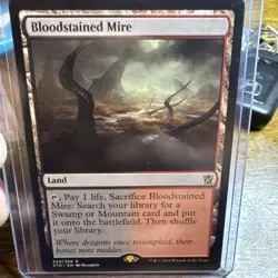 Bloodstained Mire Khans of Tarkir - Moderately Played - Image 1