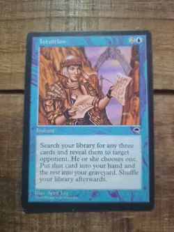 NM Intuition Tempest Mtg Magic the Gathering - Image 1