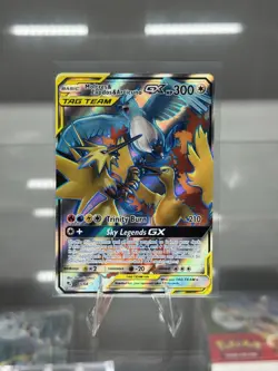 Hidden Fates 2019 Pokemon TCG Moltres Zapdos Articuno Card GX 66/68 Full Art - Image 1