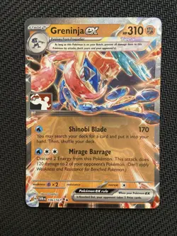 Pokemon Greninja ex 106/167 Play! Pokemon Prize Pack Series 7 Stamped, NM - Image 2