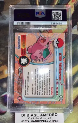 PSA 10 NIDORAN #32 TOPPS CHROME POKEMON T.V. INGLESE 2000! - Image 5