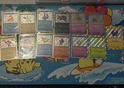 Pokemon Paldean Fates Baby Shiny Lot Of 13 - Image 1