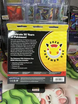 Pokemon TCG: Pokemon Day 2026 Collection Box - 30th Anniversary - Ready To Ship - Image 2