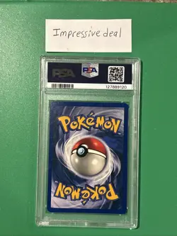 1999 Pokemon Base Set Unlimited #12 Ninetales Holo PSA 7 NM Graded 12/2025 - Image 2