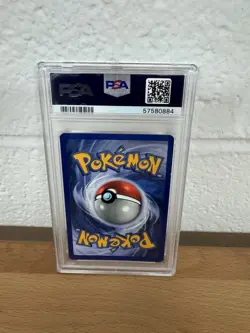 1999 POKEMON BASE SET 1ST EDITION #8 MACHAMP-HOLO PSA 9 - Image 2