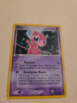 Pokemon Mew TCG Black Star 2006 Promo Holo Card 040 Heavy Play - Image 1