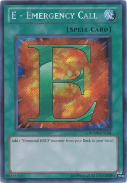 Yugioh! LP E - Emergency Call - RYMP-EN024 - Secret Rare - Unlimited Edition Lig - Image 1