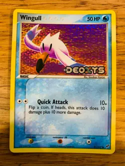 NM! Wingull (81/107) EX Deoxys Stamped Reverse Holo Pokemon Card! FREE P&P! - Image 1