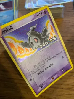 NM! Duskull (58/107) EX Deoxys Stamped Reverse Holo Pokemon Card! FREE P&P! - Image 3