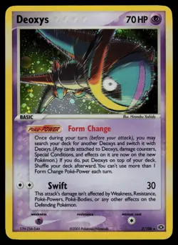 Deoxys - 2/106 - Ex Emerald Holo Rare Pokemon Card -- LP - Image 1