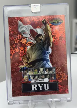 Ryu Street Fighter II 2 June PSA Promo Red Stars Champion Edition # /100 SMC - Image 1