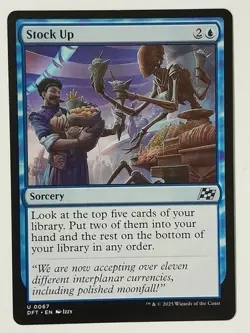 Stock Up - NM Near Mint - DFT Aetherdrift - MTG Magic the Gathering Card - Image 1