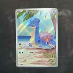 Pokemon TCG Misty's Lapras Destined Rivals 194/182 Illustration Rare NM - Image 1