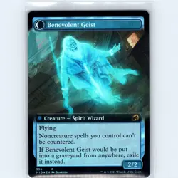 MTG Malevolent Hermit Extended Art #336 MID Midnight Hunt Foil R NM Magic Card - Image 2