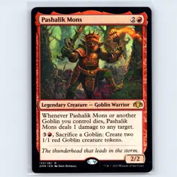 MTG Pashalik Mons #133 DMR Dominaria Remastered Normal R NM Magic Card - Image 1