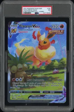Pokemon Celebrations Collection JUMBO Flareon Vmax #SWSH180 Promo Card PSA 7 - Image 1