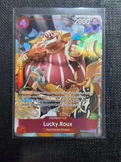 One Piece TCG Lucky Roux Alt Art PRB02-003 Card The Best 2 English - Image 1