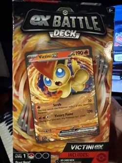 Pokemon Cards - EX Battle Decks - VICTINI EX (60-Card Deck, Deck Box, Coin+) - Image 2