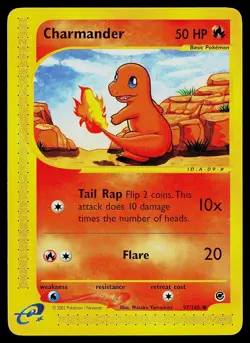Pokemon Card - Charmander Expedition 97/165 Common - Image 1