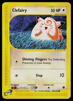 Pokemon Card - Clefairy Expedition 101/165 Common - Image 1