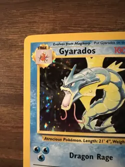 Gyarados Holo 6/102 - Base Set - Vintage Pokemon Card - LP - Image 2
