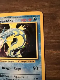 Gyarados Holo 6/102 - Base Set - Vintage Pokemon Card - LP - Image 3
