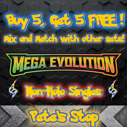 Pokemon Cards - Mega Evolution: Base Set -Non-Holo Singles - BUY 5 GET 5 FREE! - Image 1